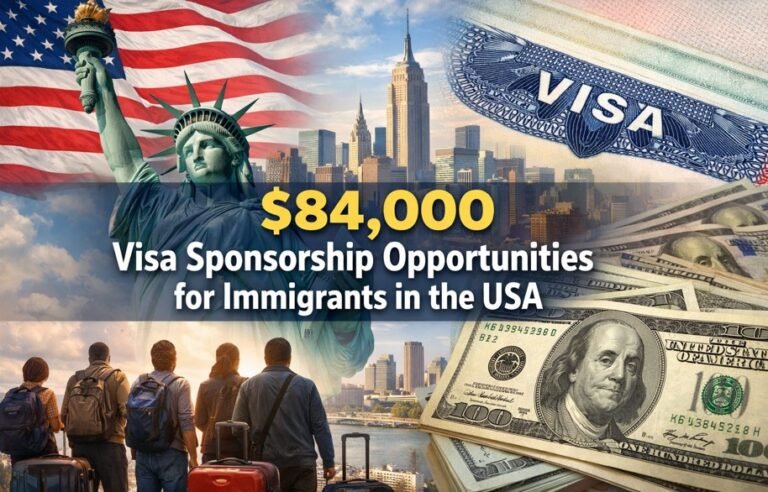 $84,000 Visa Sponsorship Opportunities for Immigrants in the USA