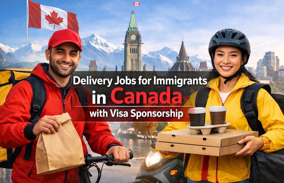 Delivery Jobs for Immigrants in the Canada with Visa Sponsorship
