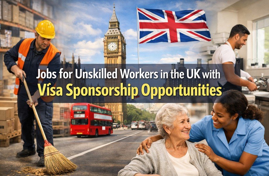 Jobs for Unskilled Workers in the UK with Visa Sponsorship Opportunities