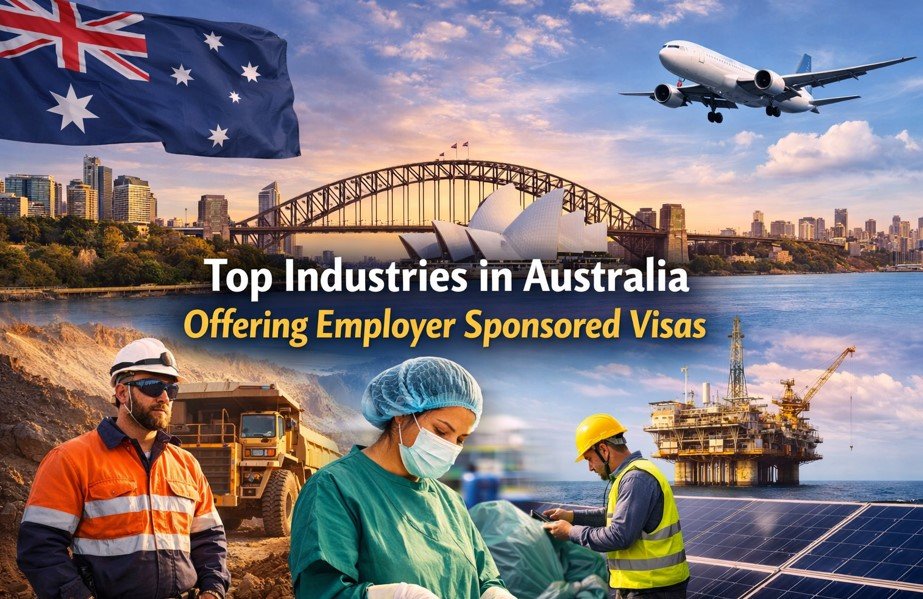 Top Industries in Australia Offering Employer Sponsored Visas